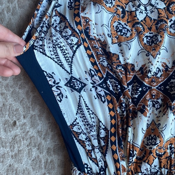 Cleobella Taka Moroccan Print Sleeveless Tie Waist Jumpsuit, size S - Picture 7 of 10